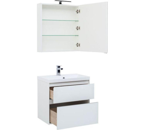 Мебель для ванной Aquanet Гласс 60 белый