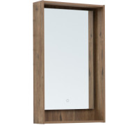 Зеркало Aquanet Милан 50 дуб рустикальный