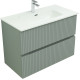Тумба под раковину Aquanet Джейн 90 мисти грин