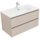 Тумба под раковину Aquanet Вега 2.0 90 бежевый