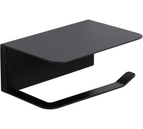 Держатель туалетной бумаги Aquanet Магнум черный матовый