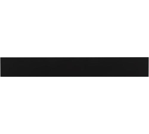 Полка Aquanet Магнум Н 90x12 черная матовая, с крючками