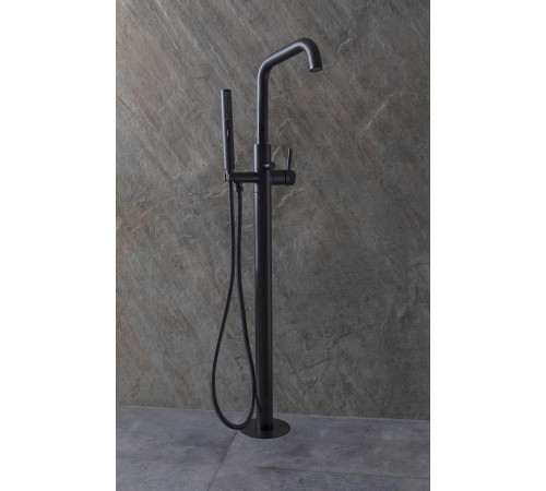 Смеситель для ванны Allen Brau Priority 5.31008-31 (с внутренней частью) черный матовый