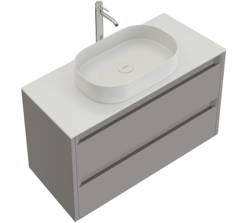 Тумба под раковину Allen Brau Fantasy 100 1.11003.PGM 2.0 платина матовый