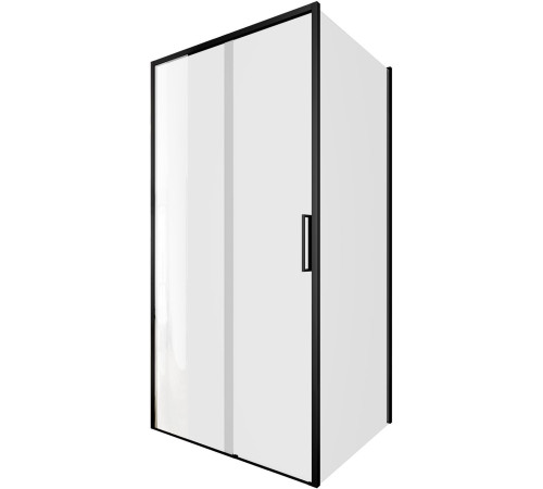 Душевой уголок Aquanet Pleasure Evo 100x100 AE65-100x100-BT профиль черный, прозрачное стекло