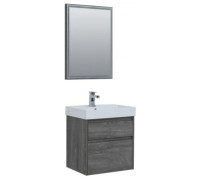 Мебель для ванной Aquanet Nova Lite 60 дуб рошелье (2 ящика)