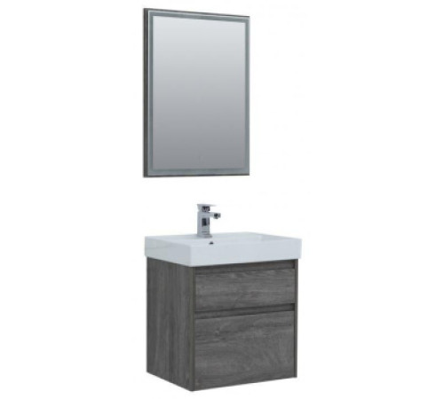 Мебель для ванной Aquanet Nova Lite 60 дуб рошелье (2 ящика)