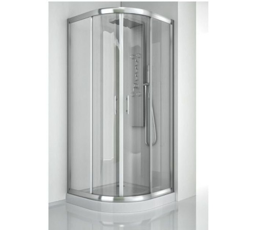 Душевой уголок Aquanet Alfa NAA2142 100x100, R550, прозрачное стекло