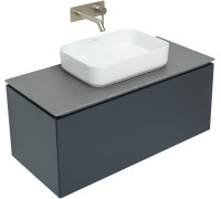 Тумба под раковину Allen Brau Infinity 100 1.21004.AM антрацит матовый