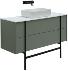Тумба под раковину Allen Brau Reality 120 1.32008.CGM олива матовый