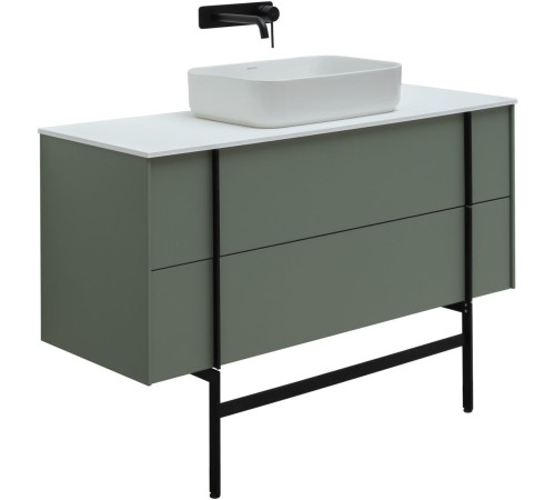 Тумба под раковину Allen Brau Reality 120 1.32008.CGM олива матовый