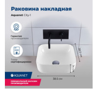 Раковина накладная Aquanet City-1