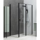 Душевой уголок Allen Brau Priority 100x100 3.31030.BBA + 3.31048.BBA черный браш