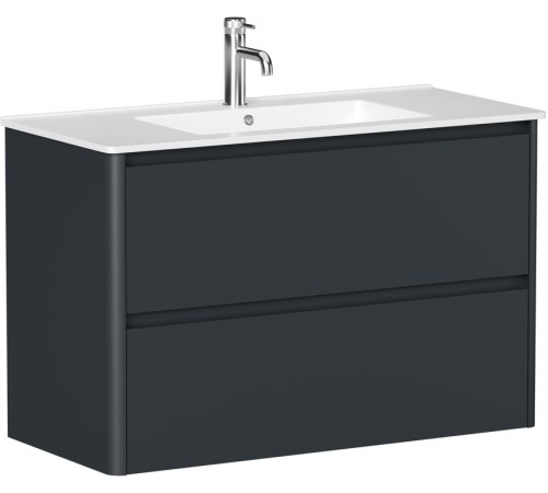 Тумба под раковину Allen Brau Gravity 100 1.370010.AM антрацит матовый