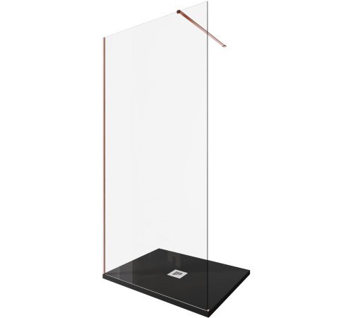 Душевая перегородка Allen Brau Infinity 1 100 3.21017.60 медь браш