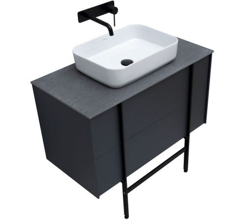 Тумба под раковину Allen Brau Reality 90 1.32006.AM антрацит матовый