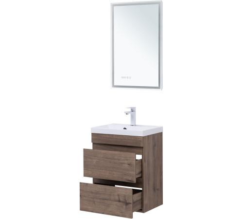 Тумба под раковину Aquanet Нота New 50 дуб веллингтон табак