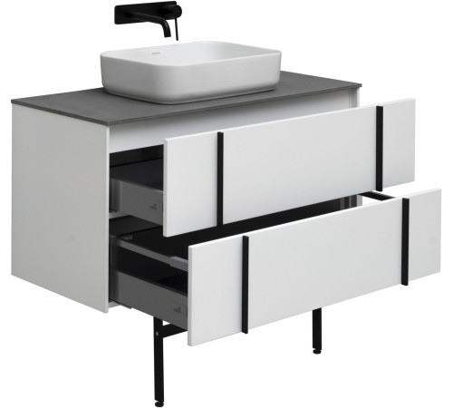 Тумба под раковину Allen Brau Reality 100 1.32007.WM белый матовый