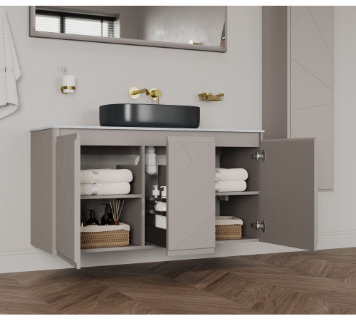 Тумба под раковину Allen Brau Paris 120 1.360004.PWM папирус матовый