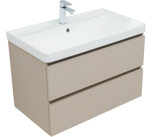 Тумба под раковину Aquanet Вега 2.0 80 бежевый