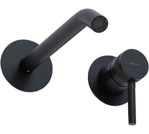 Смеситель для раковины Allen Brau Priority 5.31A03-31 (с внутренней частью) черный матовый