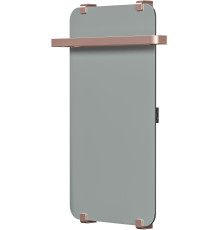 Полотенцесушитель электрический Allen Brau Infinity 80x44 с рейлингом 2.0 и креплением, медь браш