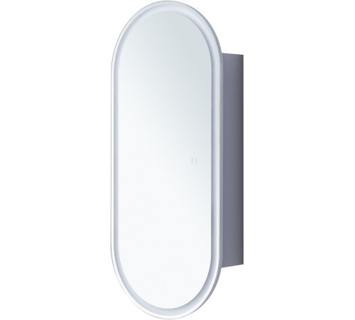 Зеркальный шкаф Aquanet Монте 40 белый, с LED подсветкой