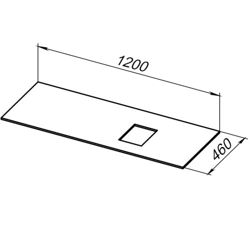 Столешница Allen Brau Infinity 120 1.21014.B-S R бежевый структ