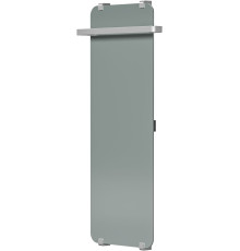 Полотенцесушитель электрический Allen Brau Infinity 120x44 с рейлингом 2.0 и креплением, серебро браш