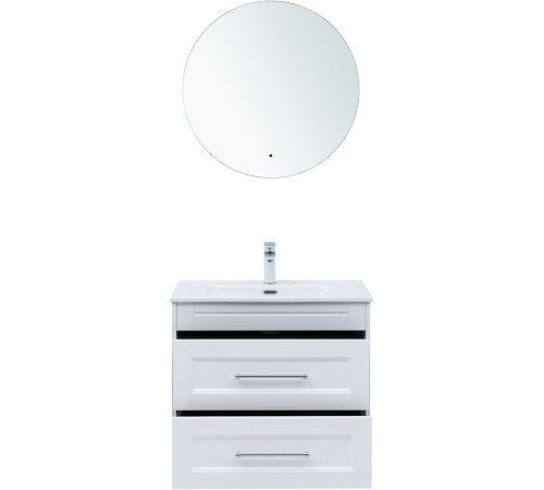 Тумба под раковину Aquanet Бостон new 70 белый сатин