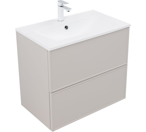 Тумба под раковину Aquanet Арт 75 бежевый