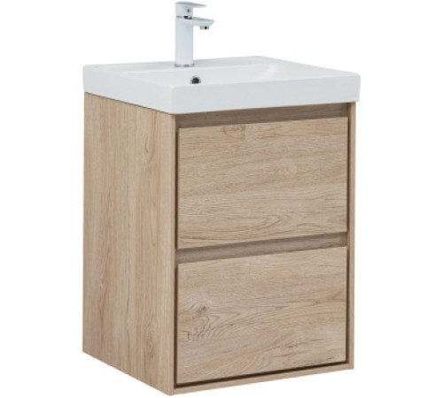 Тумба под раковину Aquanet Милан 50 дуб светлый