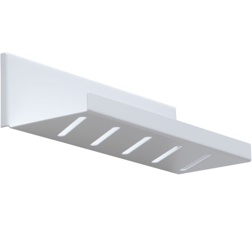 Полка Aquanet Магнум 30x8 белая матовая, открытая