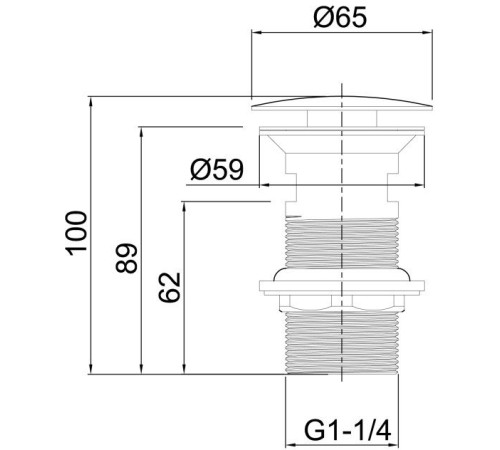 Донный клапан Allen Brau Priority 5.31024-GB золото