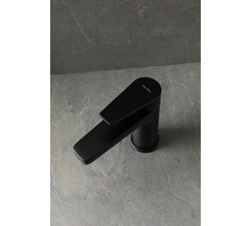 Смеситель для раковины Allen Brau Eclipse 5.E1001-31 (с донным клапаном) черный матовый