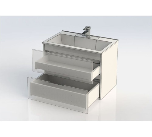 Тумба под раковину Aquanet Алвита 70 серый антрацит