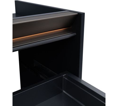 Тумба под раковину Allen Brau Activity 80 1.34012.AM антрацит матовый/олива браш