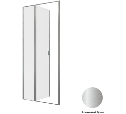 Душевая дверь Allen Brau Priority 90 3.31026.BA серебро браш