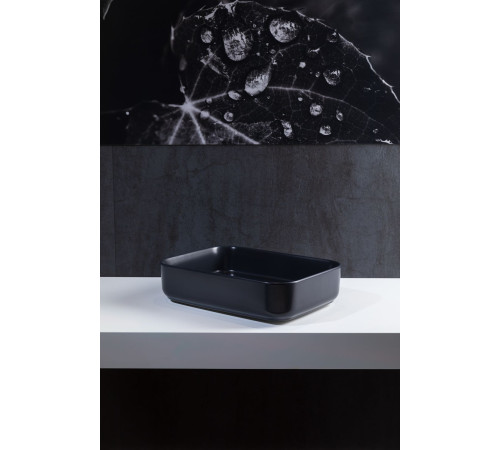 Раковина накладная Allen Brau Fantasy 50 4.11021.31 черный матовый