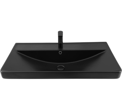 Раковина Aquanet Ирис 90 черная матовая