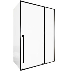 Душевой уголок Allen Brau Fantasy 140x100 3.11008.31 + 3.11014.31 черный матовый