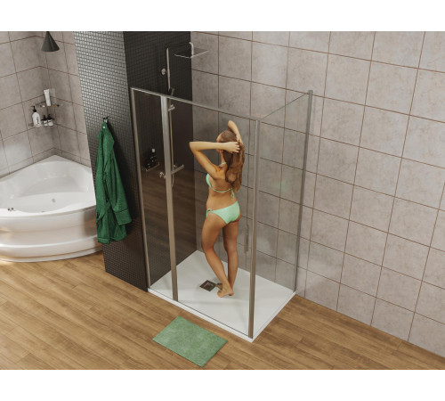 Душевой уголок Allen Brau Priority 90x90 3.31001.00 + 3.31016.00 хром