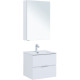 Мебель для ванной Aquanet Алвита New 60 2 ящика, белый матовый