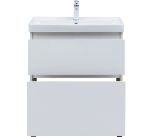 Тумба под раковину Aquanet Вега 70 напольная, белый глянец