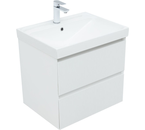 Тумба под раковину Aquanet Альтера 60 белый матовый