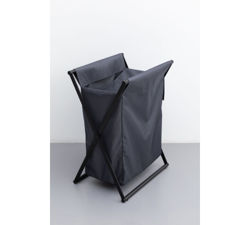 Корзина для белья Allen Brau Priority черный/серый