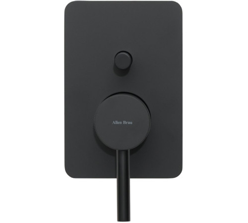 Смеситель для душа Allen Brau Priority X2 5.31011-31 (с внутренней частью, 2 выхода) черный матовый