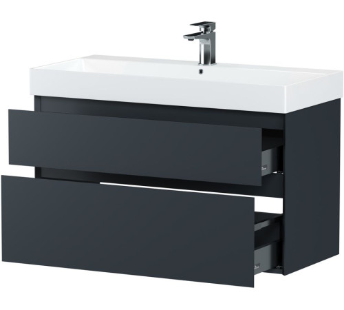 Тумба под раковину Allen Brau Infinity 100 1.210027.AM антрацит матовый