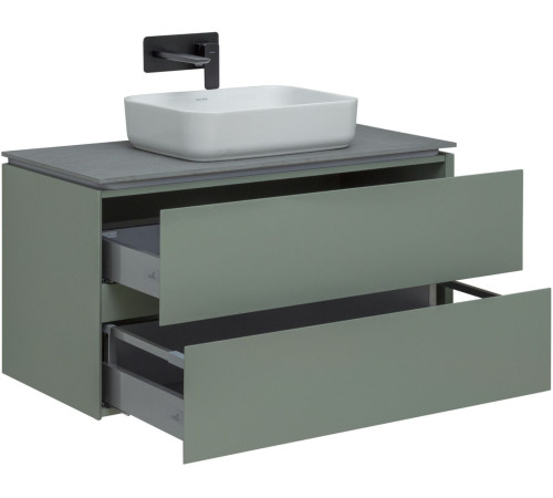 Тумба под раковину Allen Brau Infinity 100 1.21003.CGM олива матовый