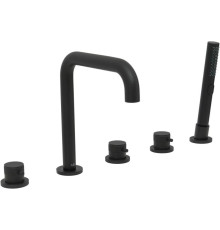 Смеситель на борт ванны Allen Brau Priority 5.31007-31 (с внутренней частью) черный матовый